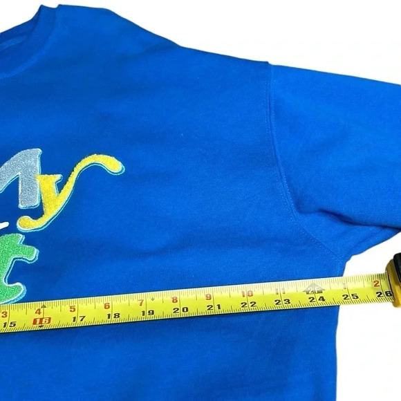 sweater,sweatshirt,crewneck,bubble letters,cotton,cottagecore, novelty,smiley - Picture 7 of 17